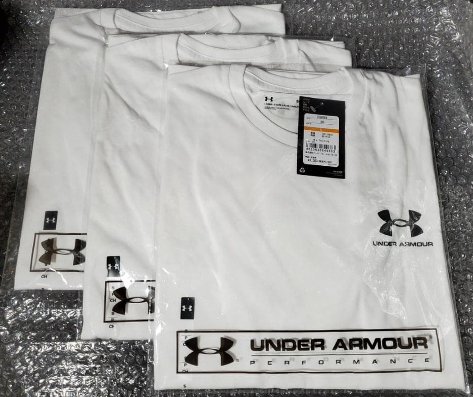 [新品] アンダーアーマー Tシャツ Sサイズ UAスポーツスタイル 3枚入