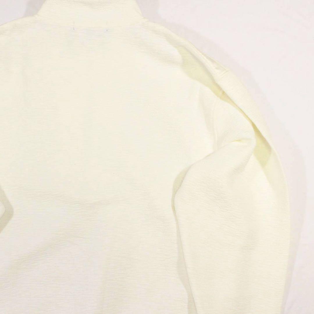 美品✨️HENRY VAL　ヘンリーバル【LL】ハーフジップ　トレーナー　白