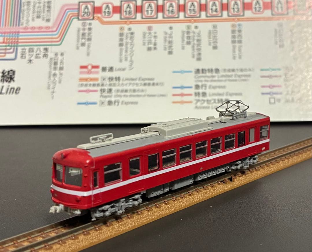 管理番号1870 京急 旧600形 Nゲージ 塗装済キット 素人組立品4両