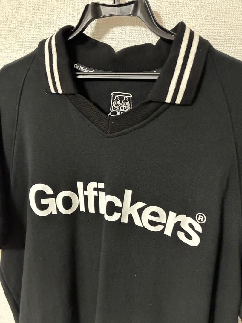 Golficers ブラック ポロシャツゴルフィッカーズ