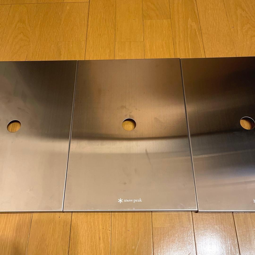 スノーピーク peak ステンレストレー 4ユニット セット