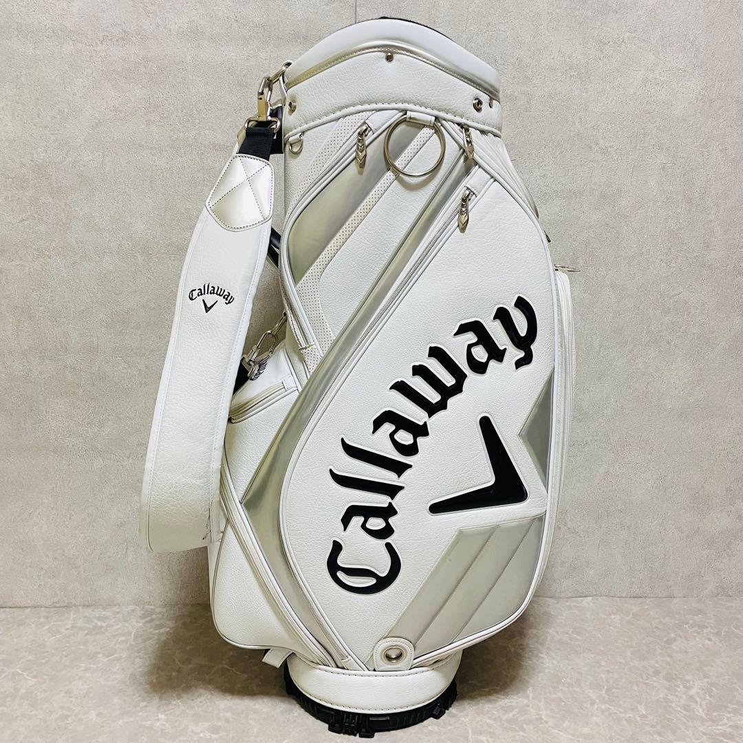 callaway キャロウェイ　キャディバッグ　エナメル　ホワイト　希少　貴重