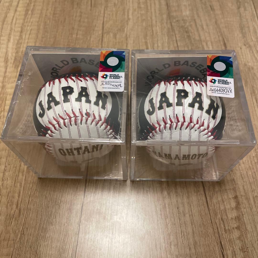 【2個セット】大谷・山本 背番号入りボール2個セット
