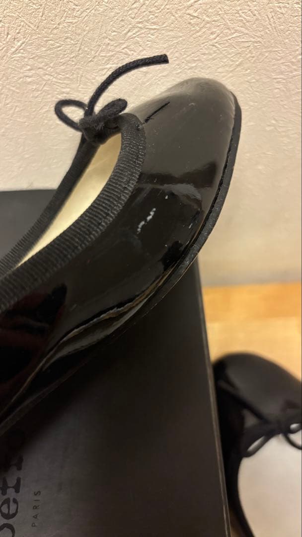 repetto レペット37 Noir エナメル　ブラック　黒