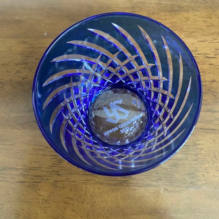 新品❤️ ヤクルトスワローズ優勝記念江戸切子グラス