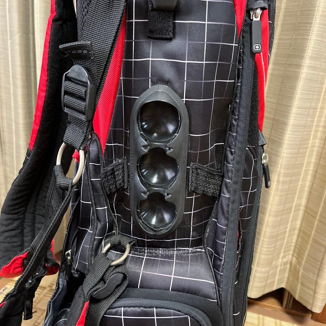 OGIO ゴルフバッグ・キャディバッグ 黒/赤