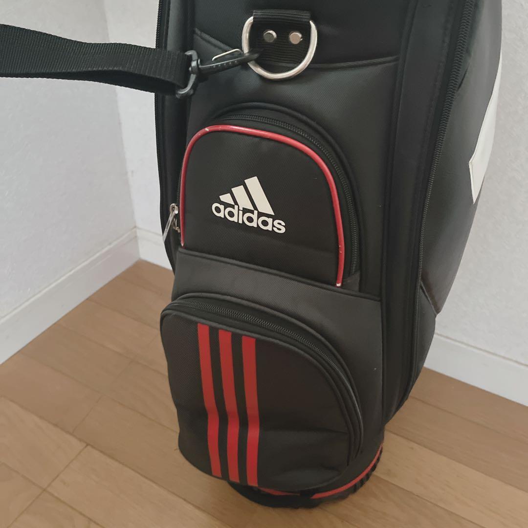 K076 美品！adidas メンズ キャディバッグ 9型