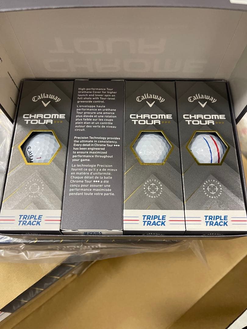 Callaway Chrome Tour ゴルフボール 5個入り5箱