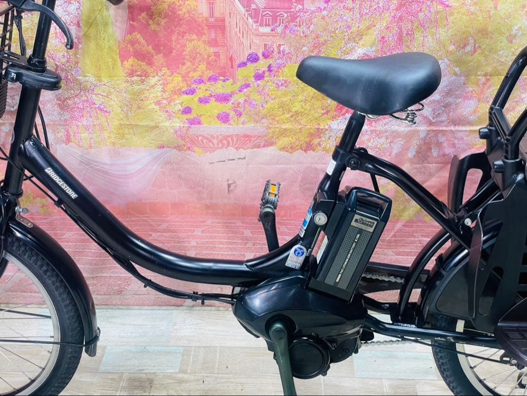 ZK3485 電動自転車 ブリヂストン 子供乗せ 20インチ 送料無料