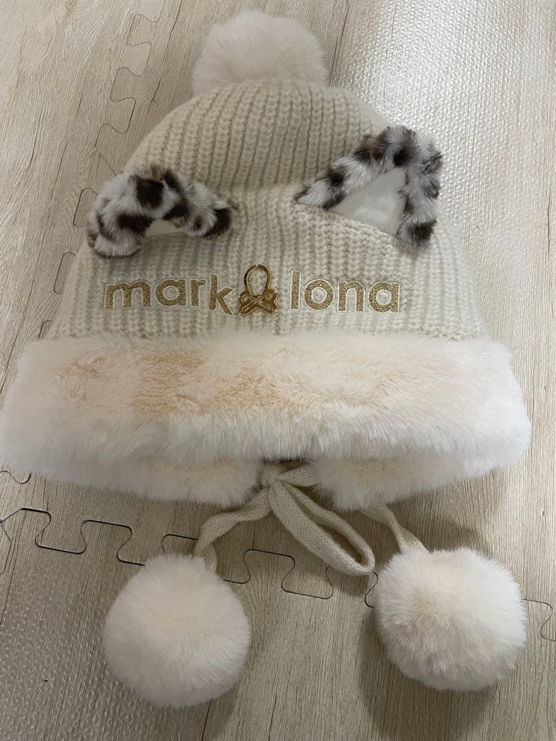 レディースウェア 25AW MARK&LONA Furry Cat Beanie