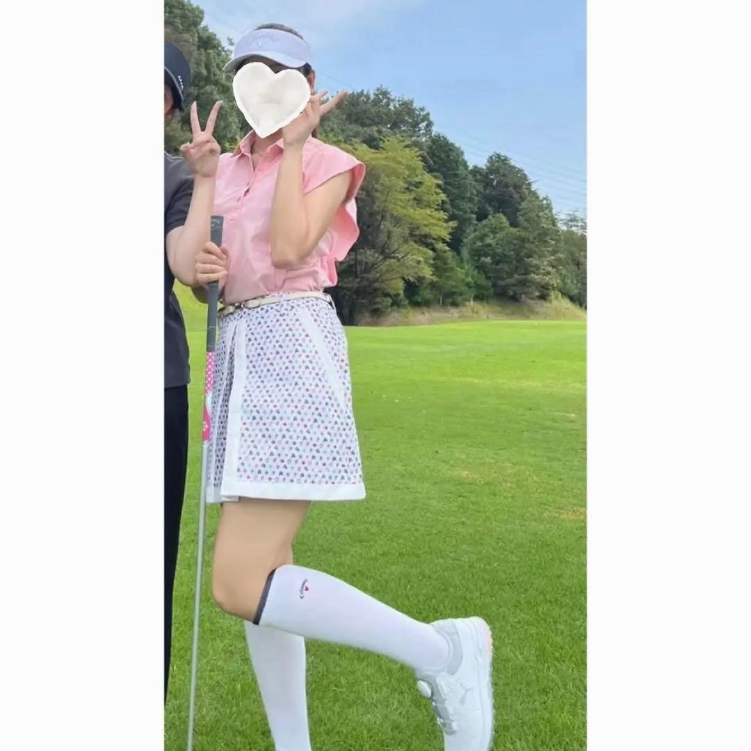 【美品】puma ゴルフシューズ 23.5cm ホワイト グレー プロアダプト