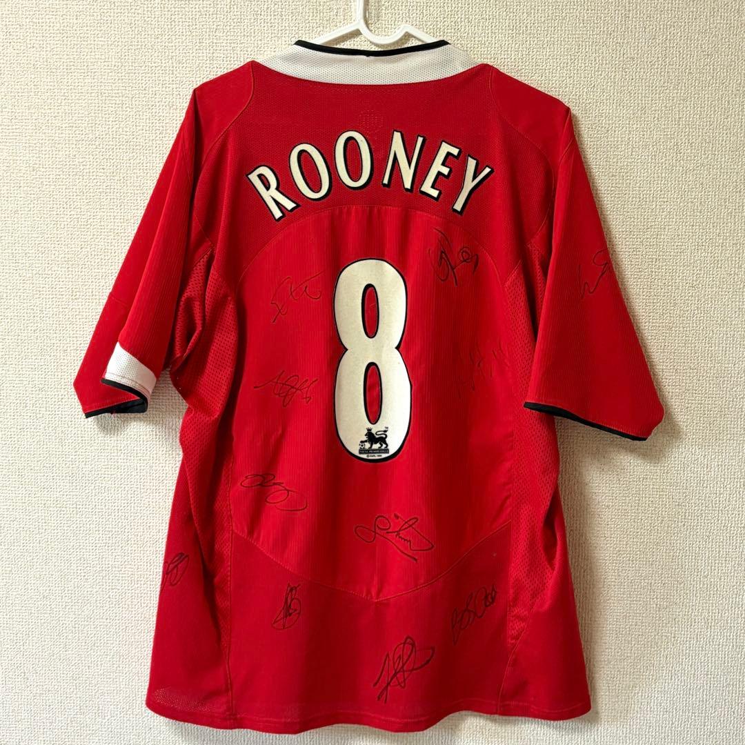 直筆 Manchester United ROONEY サイン ユニフォーム