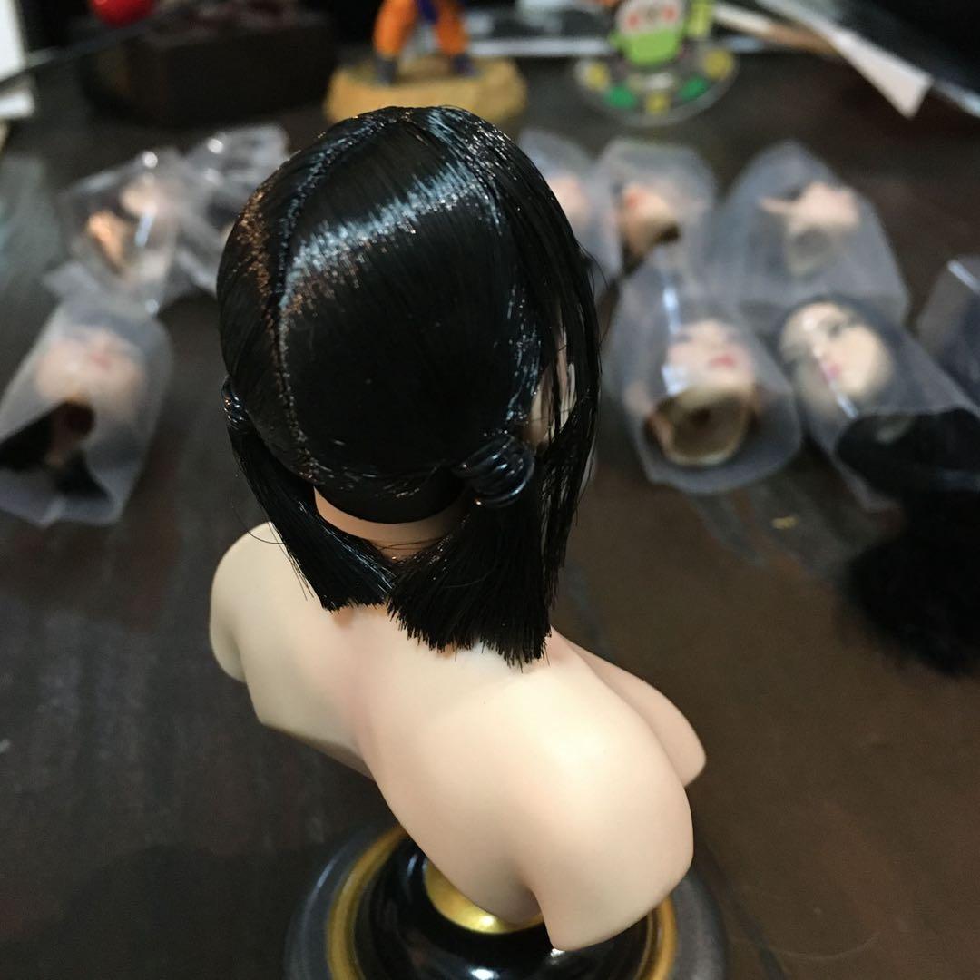 B34 1/6 フィギュア ヘッド　女性ヘッド　植毛 希少品 12インチドール