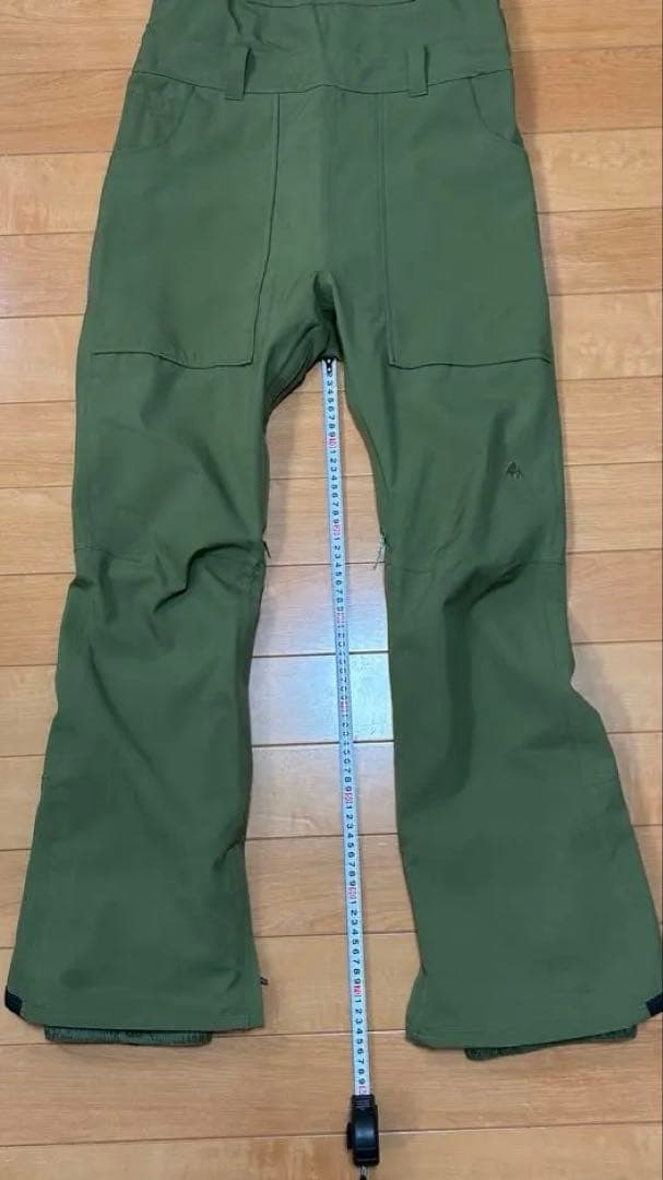 BURTON ビブパンツ Mサイズ　レディース　バートン　カーキ