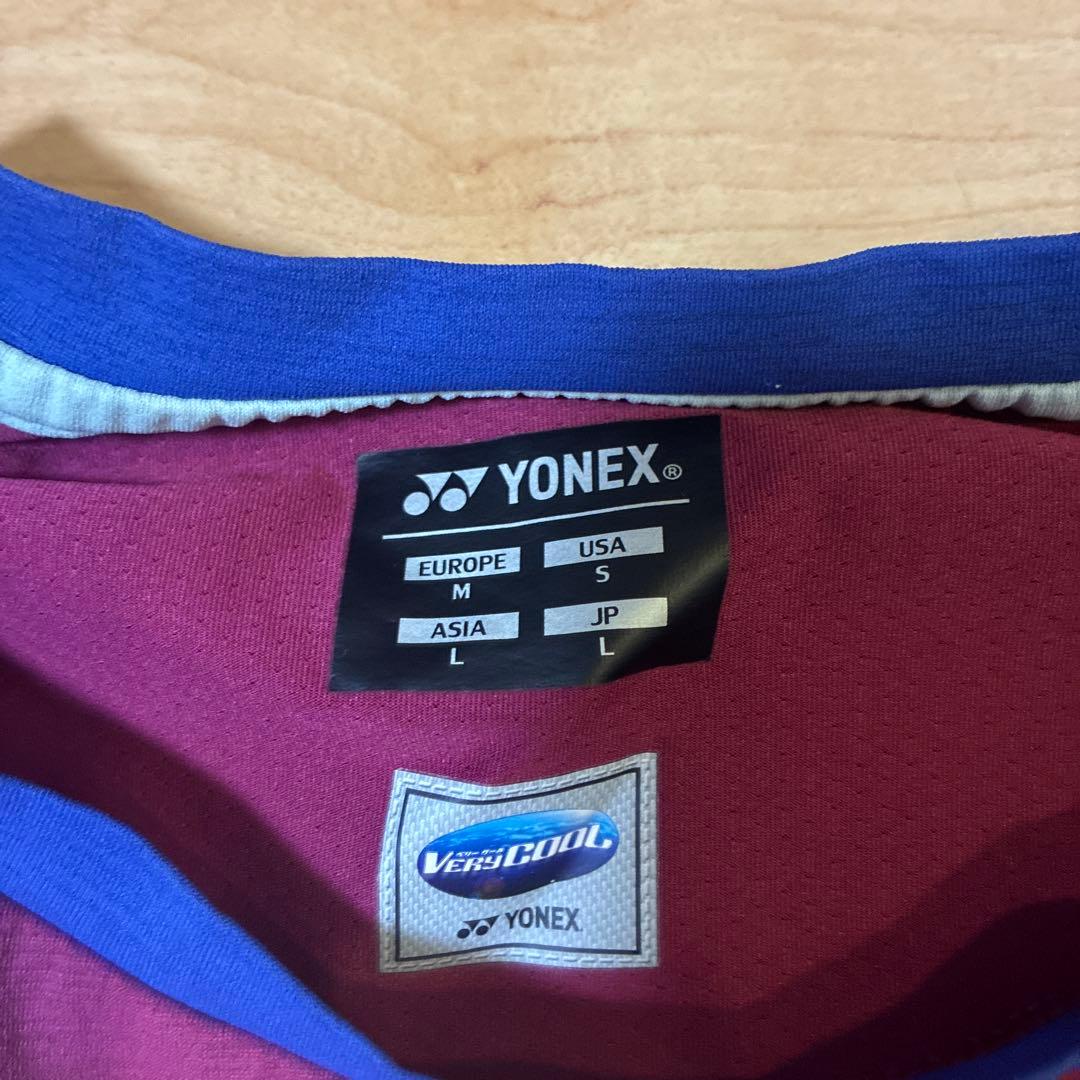 YONEXソフトテニス ゲームシャツ 紫
