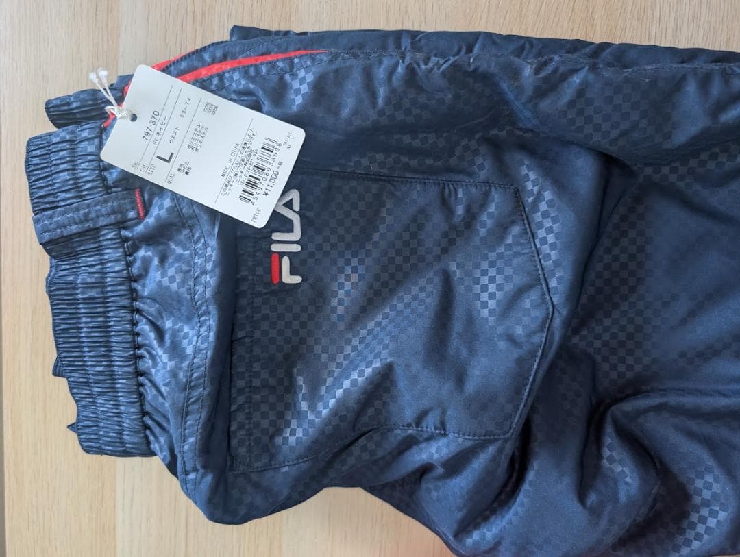 未使用！ FILA ゴルフウェア 中綿 ジャケット パンツ 上下セット　ジャージ