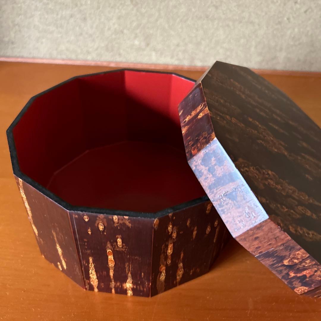 樺細工、小物入れ、未使用品