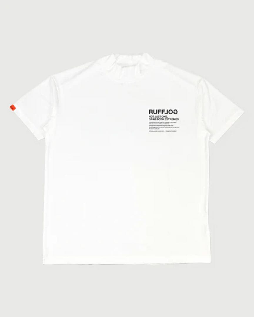 RUFFLOG MOCK NECK TEE サイズXL ホワイト　未使用
