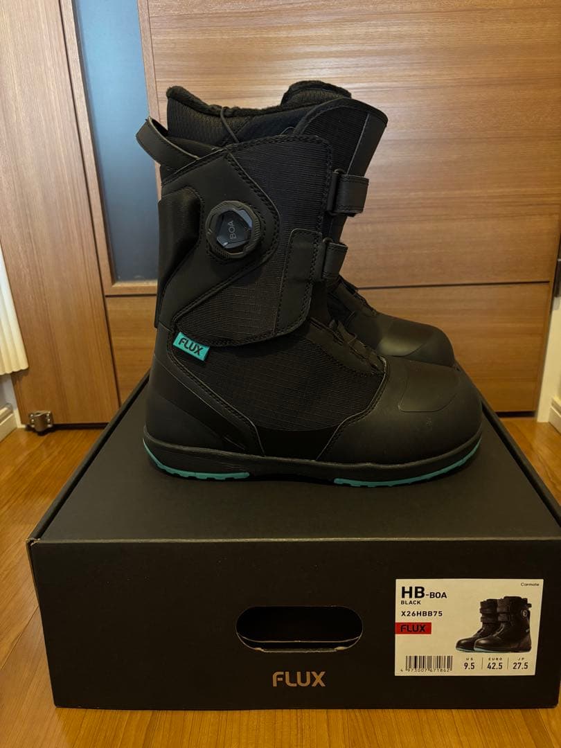FLUX 今シーズン25-26HB-BOA 27.5センチブラック 9.5 US