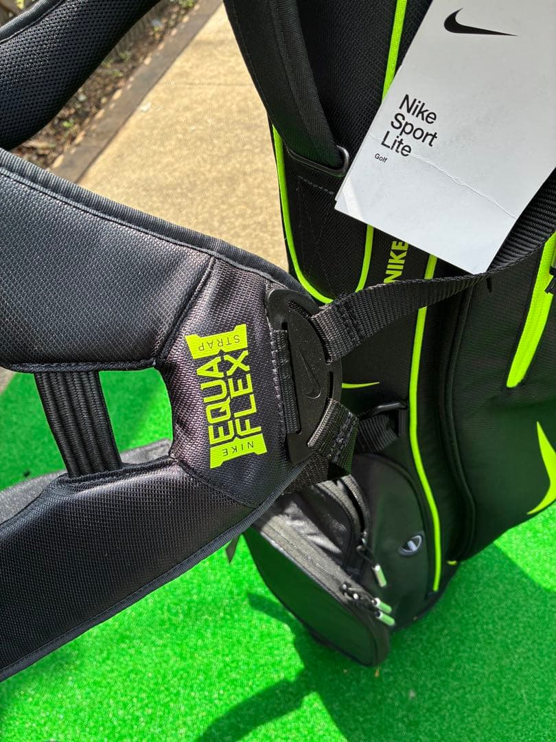 NIKE GOLF キャディバッグ ゴルフバッグ　ブラック/イエロー　国内非売品