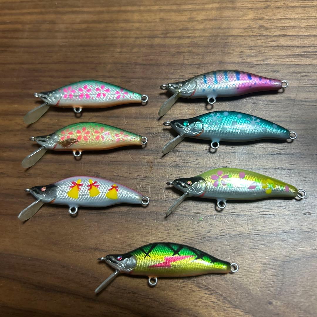 アイズウッドワークス　7個セット　ハンドメイドミノー