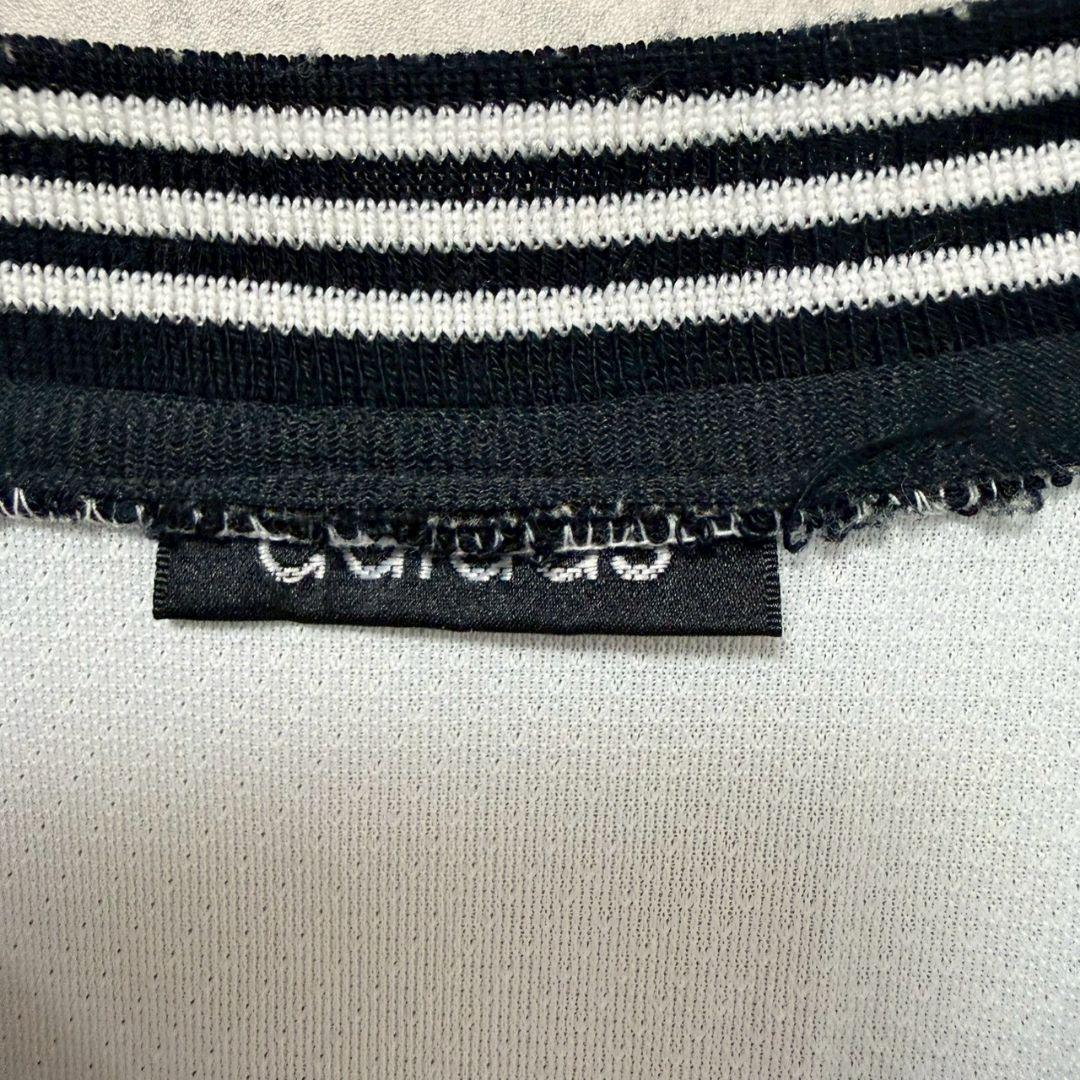 ✴️adidas　90s　両面トレフォイル　ゲームシャツ　メッシュ素材　半袖
