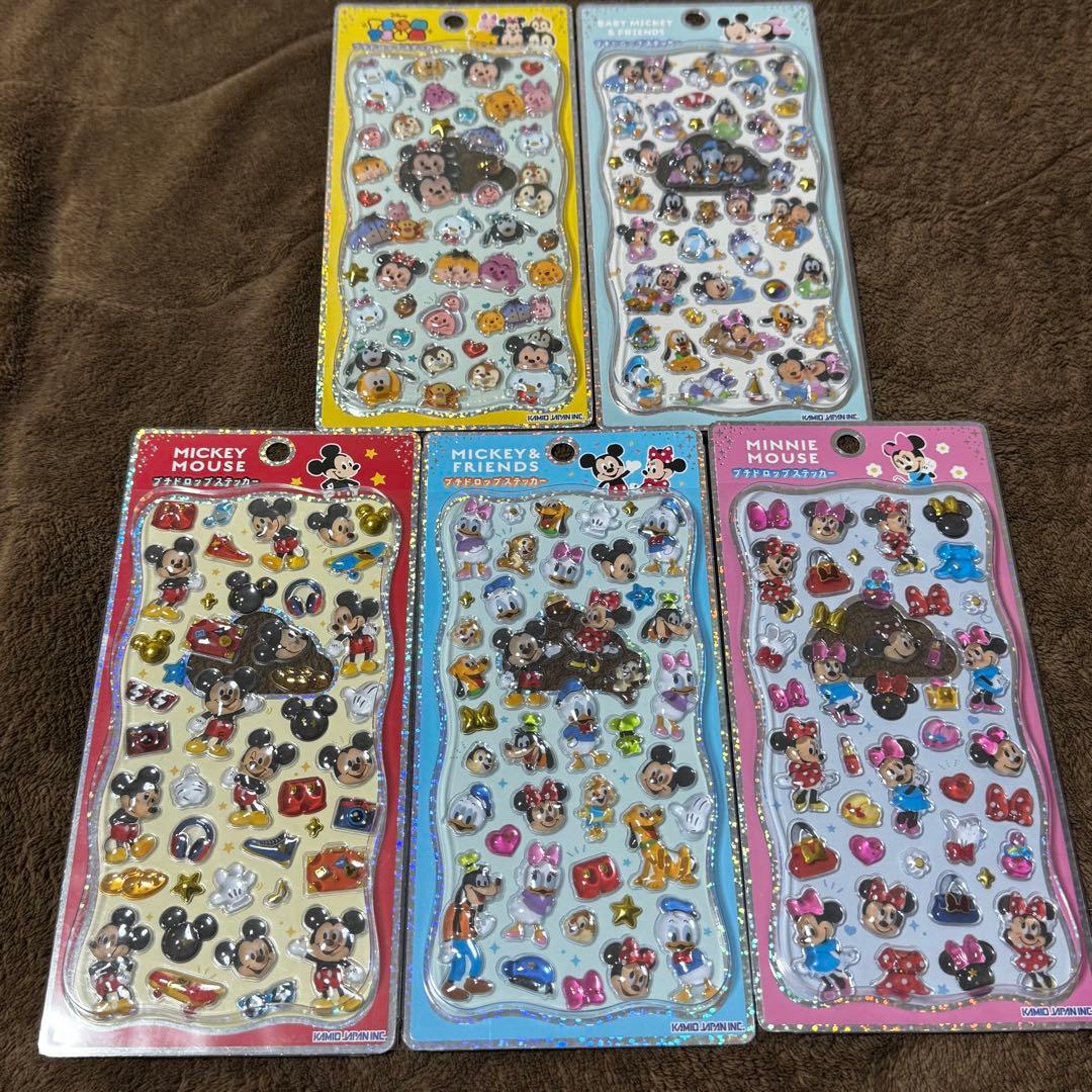 ディズニー プチドロップステッカー プチドロ ディズニー ミニー ボンドロ