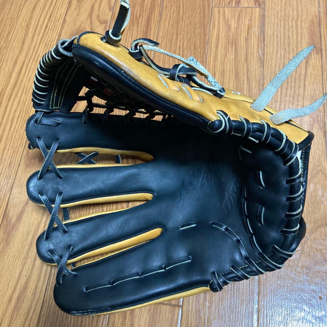 野球グローブ　ミズノプロ　プロ支給　フォープロフェッショナル　坪井智哉　ビックM