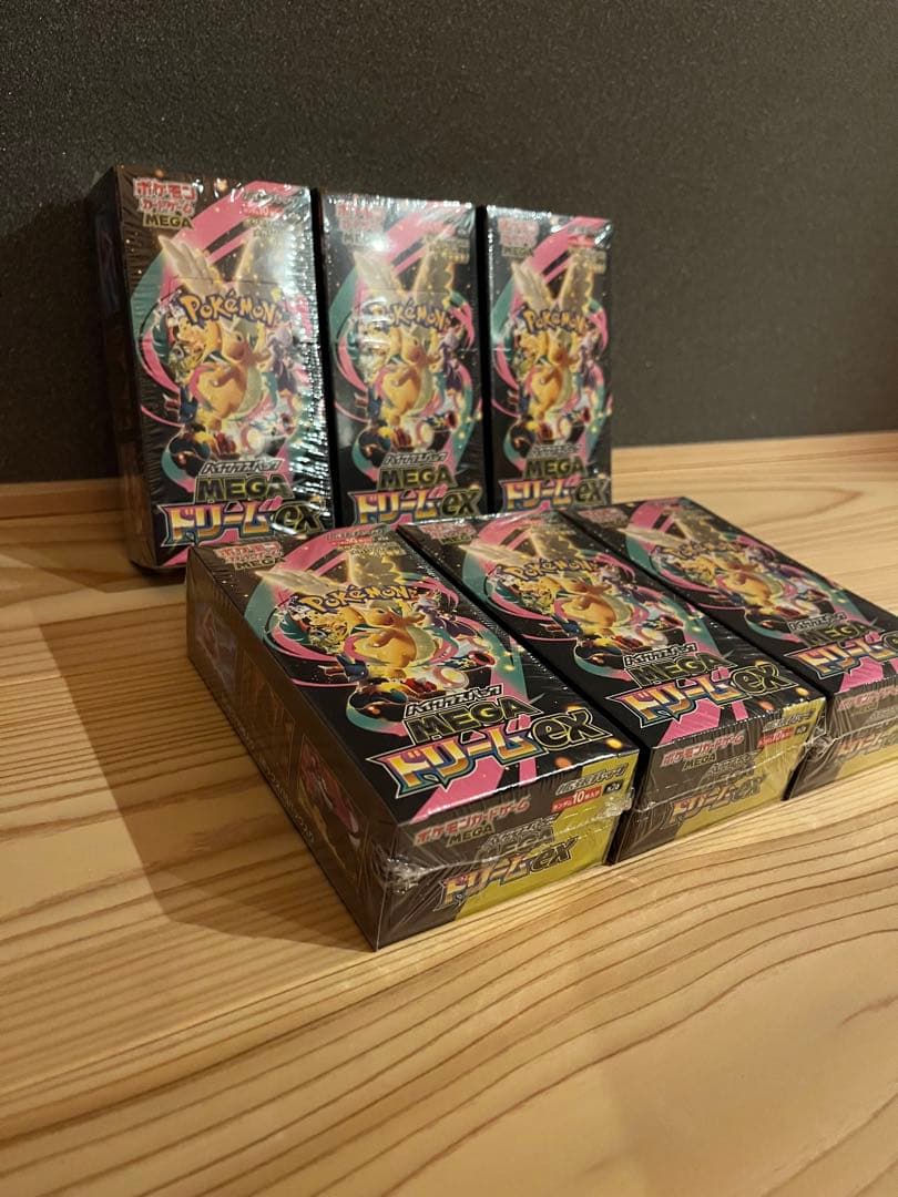 ネ*ミ様 シュリンク付きポケモンカードゲームMEGAドリームex 6BOX