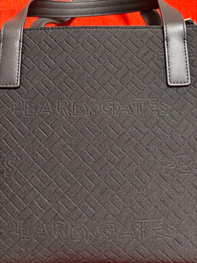 PEARLY GATES 黒 カートバッグ 新品タグ付き