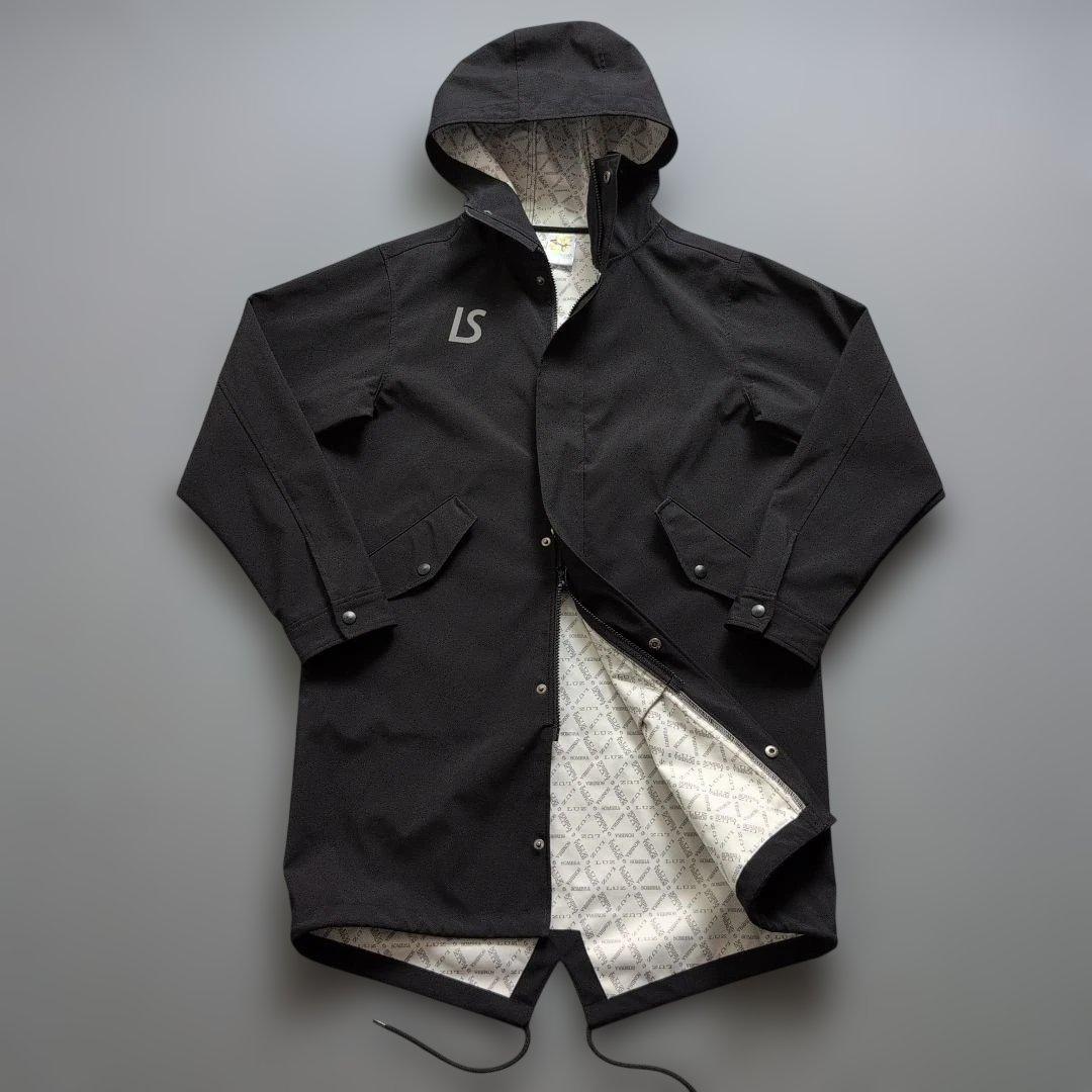 【極美品】ルースイソンブラ スプリングコート 黒 M black サッカー