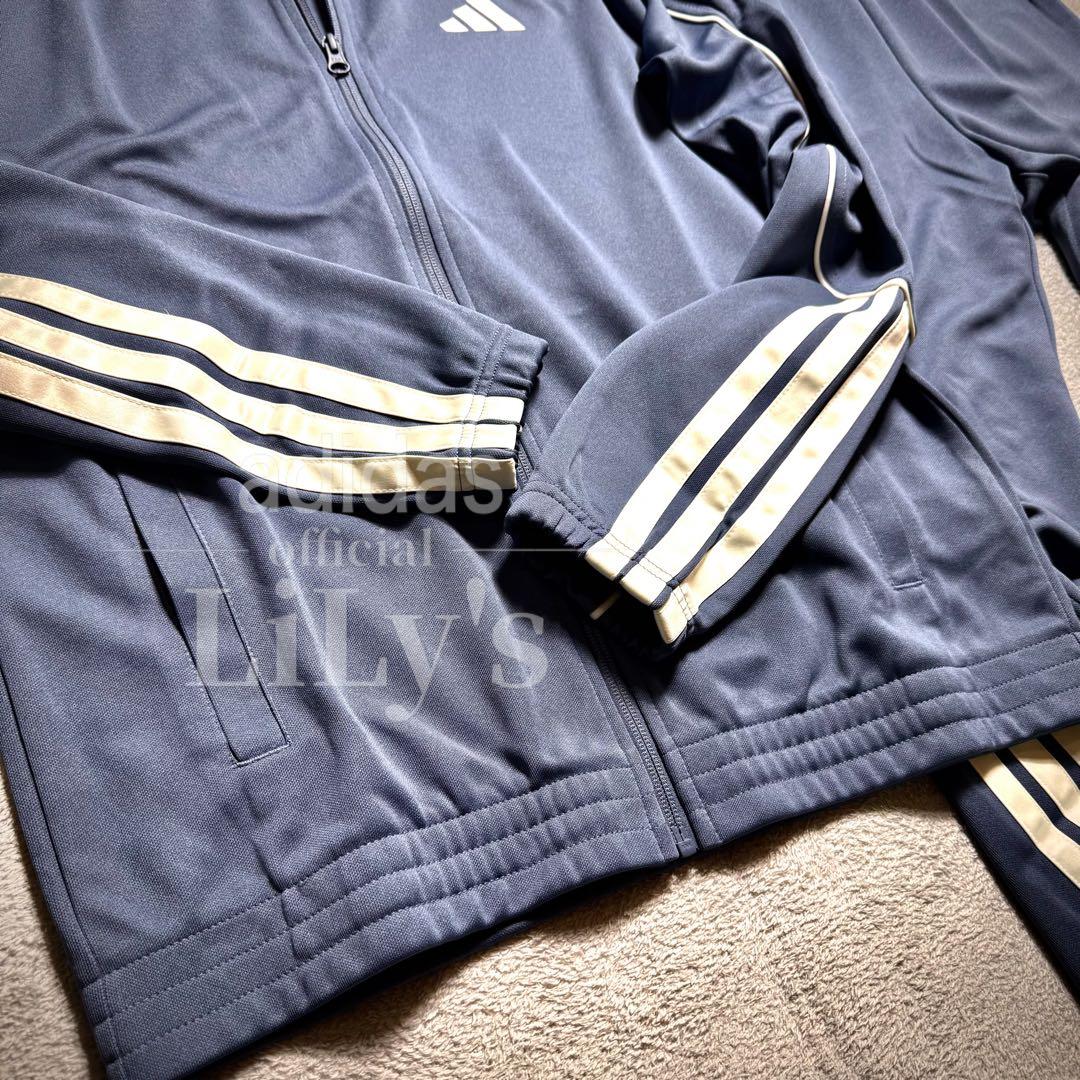 【ＸＬサイズ】adidas上下セットアップ　トラックスーツ　青　ブルー　新品