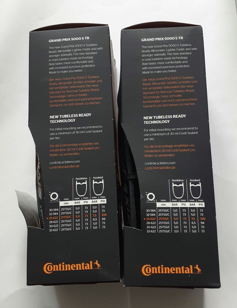 【2本セット】 Continental Grand Prix 5000S TR