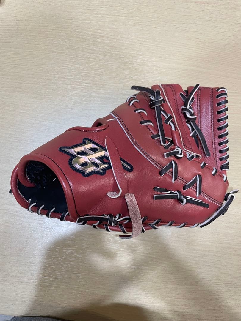 ハイゴールド Hi-Gold 軟式 ファーストミット 己極 ブラウン 右投