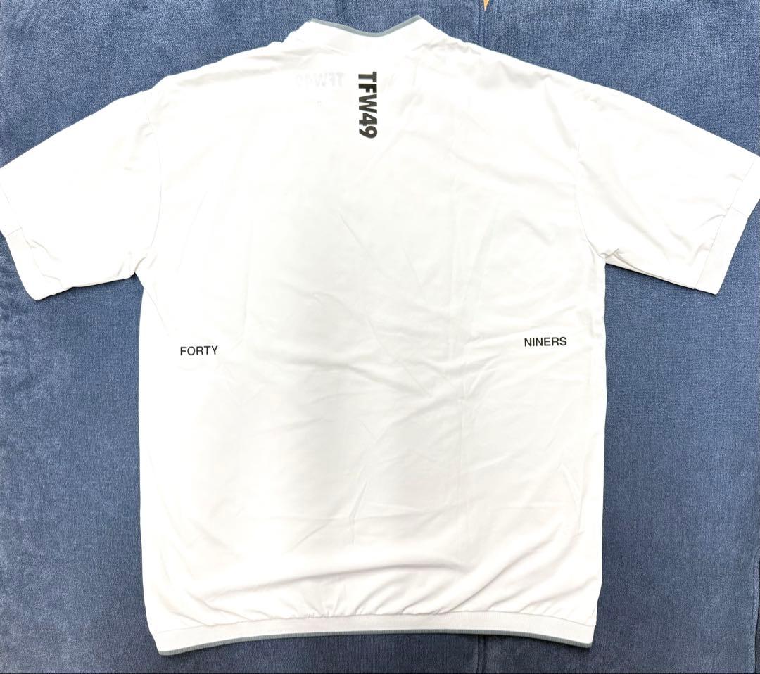 TFW49 HALF MOCKNECK ホワイトXLサイズ