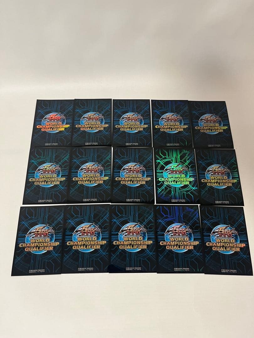 【遊戯王】WCQ2010 5DSスリーブ青　15枚