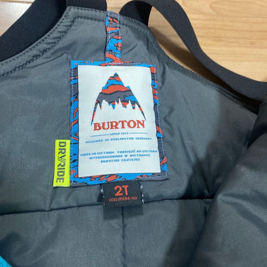 BURTON ジュニア2Tキッズ スノーボードウェア (美品上下セット販売)
