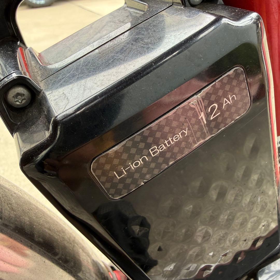 Panasonic 24インチ　電動アシスト自転車　12ah 長押し5つ点灯
