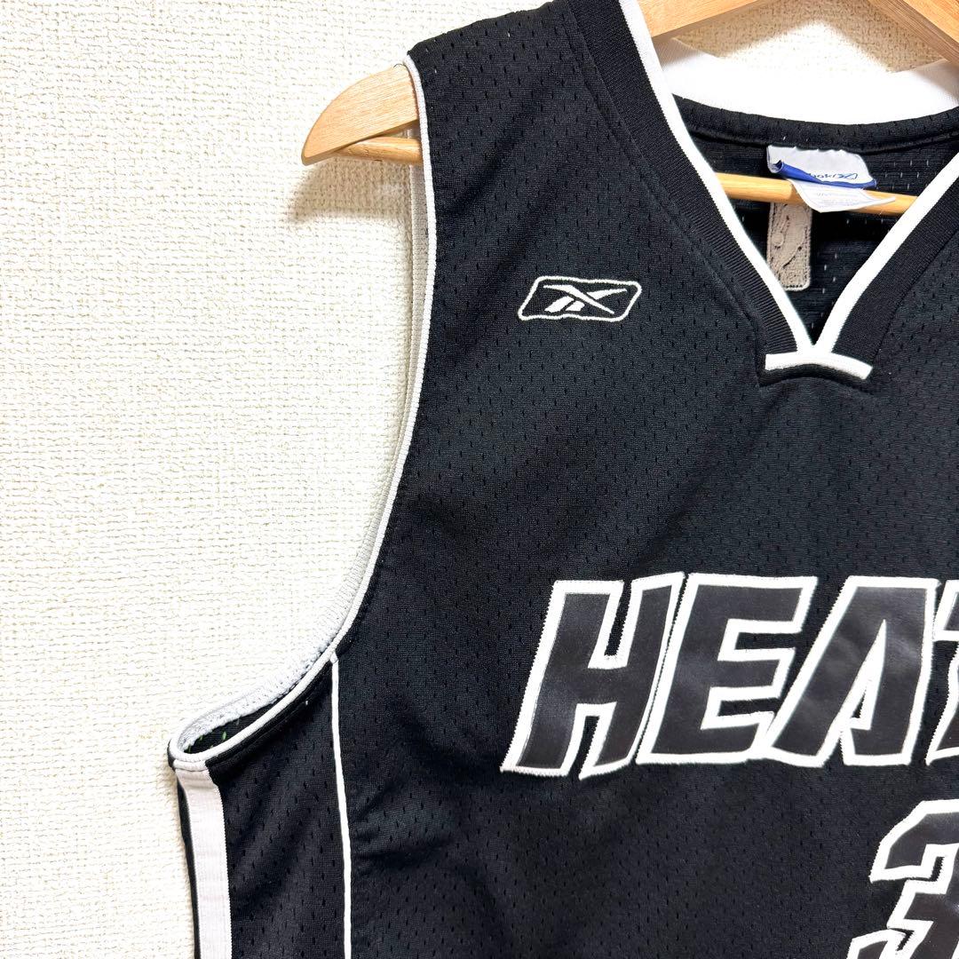 Reebok リーボック NBA ヒート ウェイド ユニフォーム バスケット L