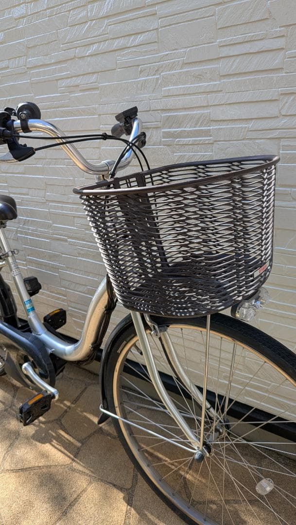 電動アシスト自転車　YAMAHA PAS ナチュラ XL 26型 シルバー