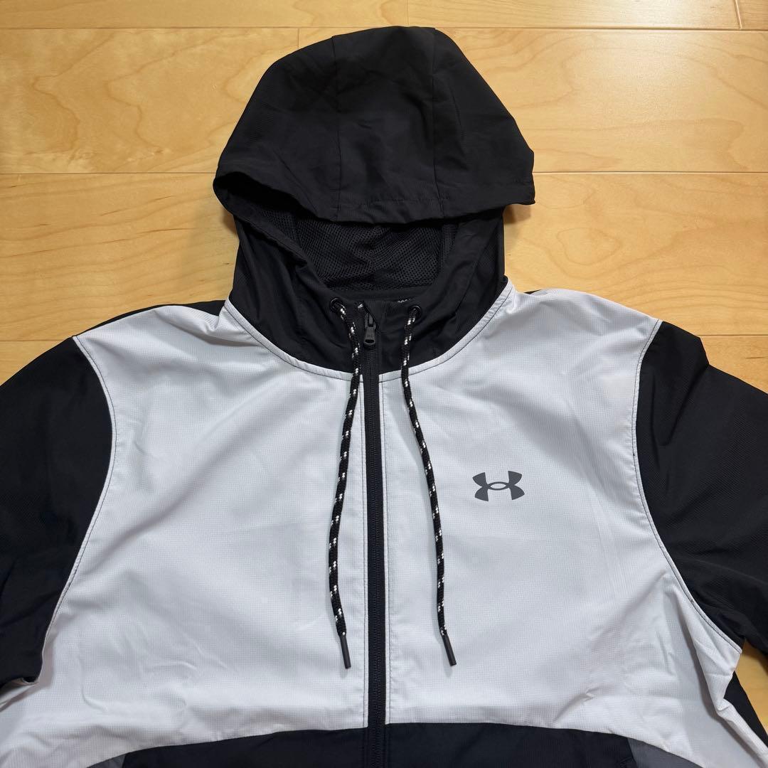 UA アンダーアーマー　ウィンドブレーカー　スポーツウェア　黒ブラック　M 新品