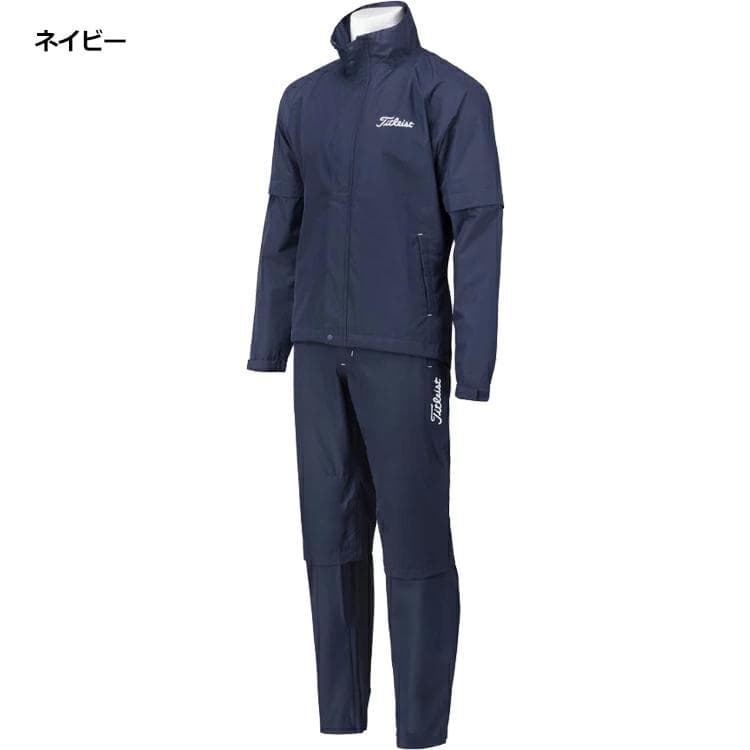 新品 タイトリスト Titleist レインウェア 上下セット Mサイズ NV