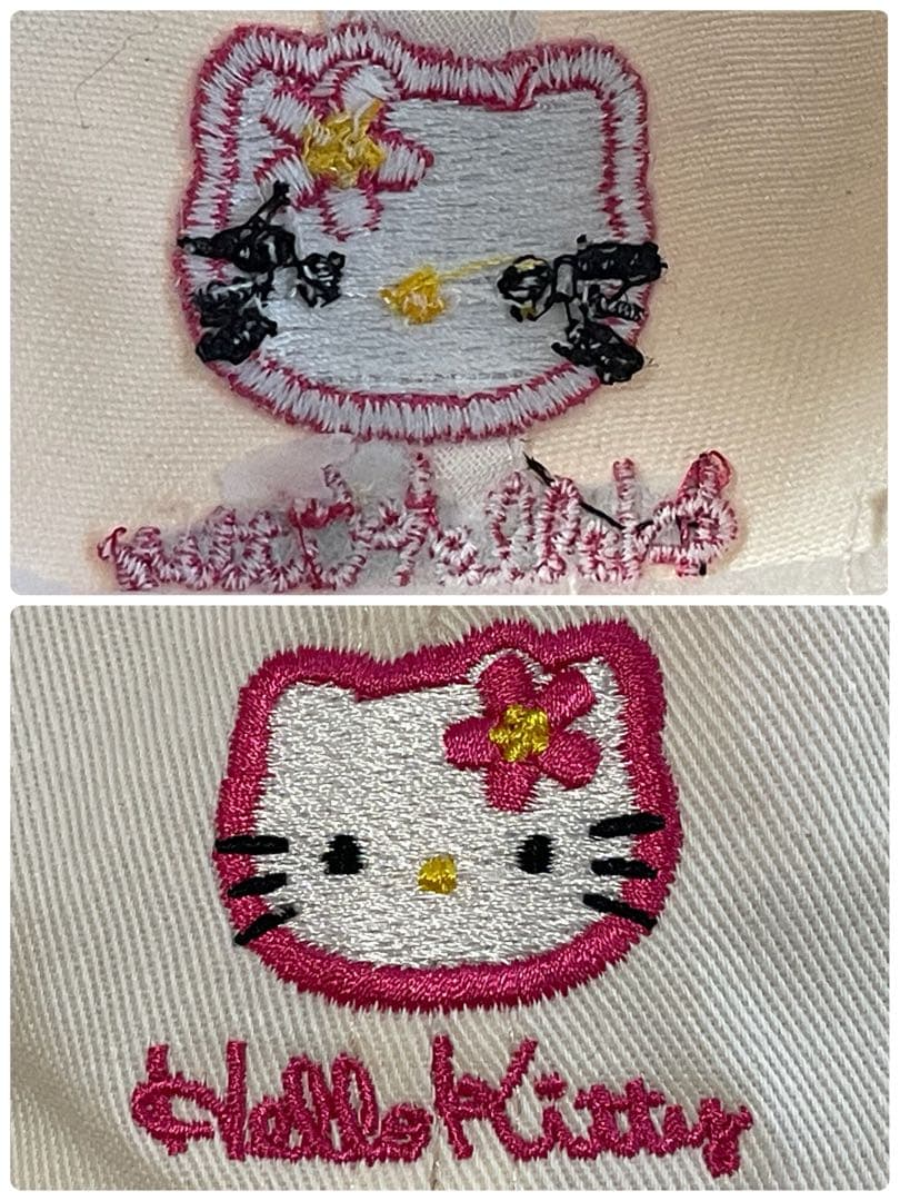 ７　HelloKittyハローキティあったか掛け布団カバー 刺繍ロゴキャップ
