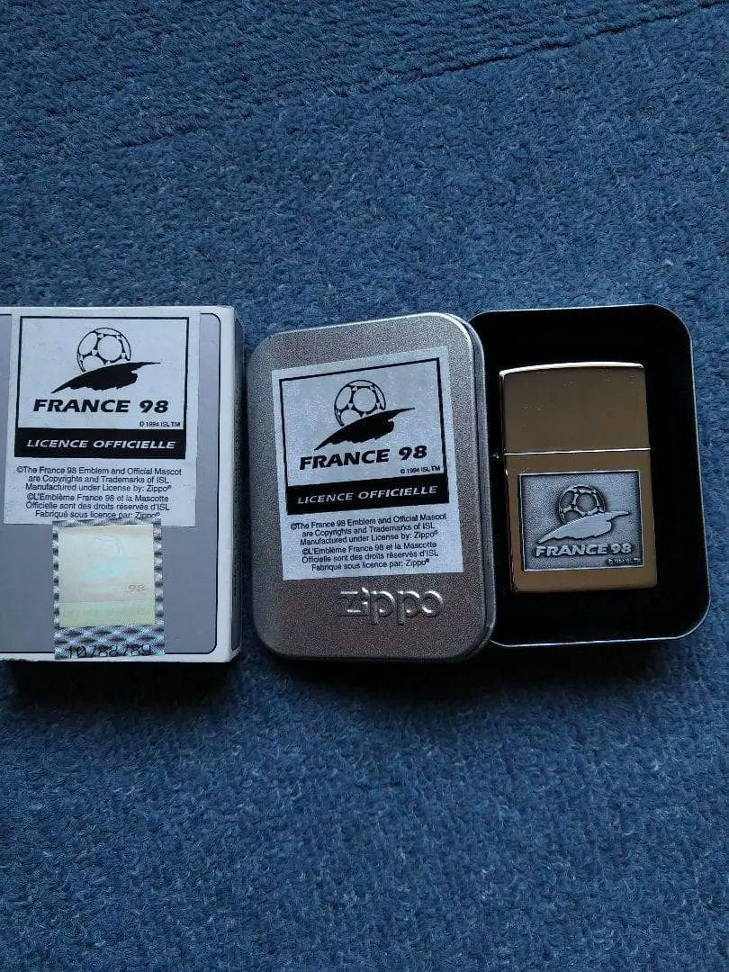 Zippo 新品未使用品 希少 1998年 フランスワールドカップ