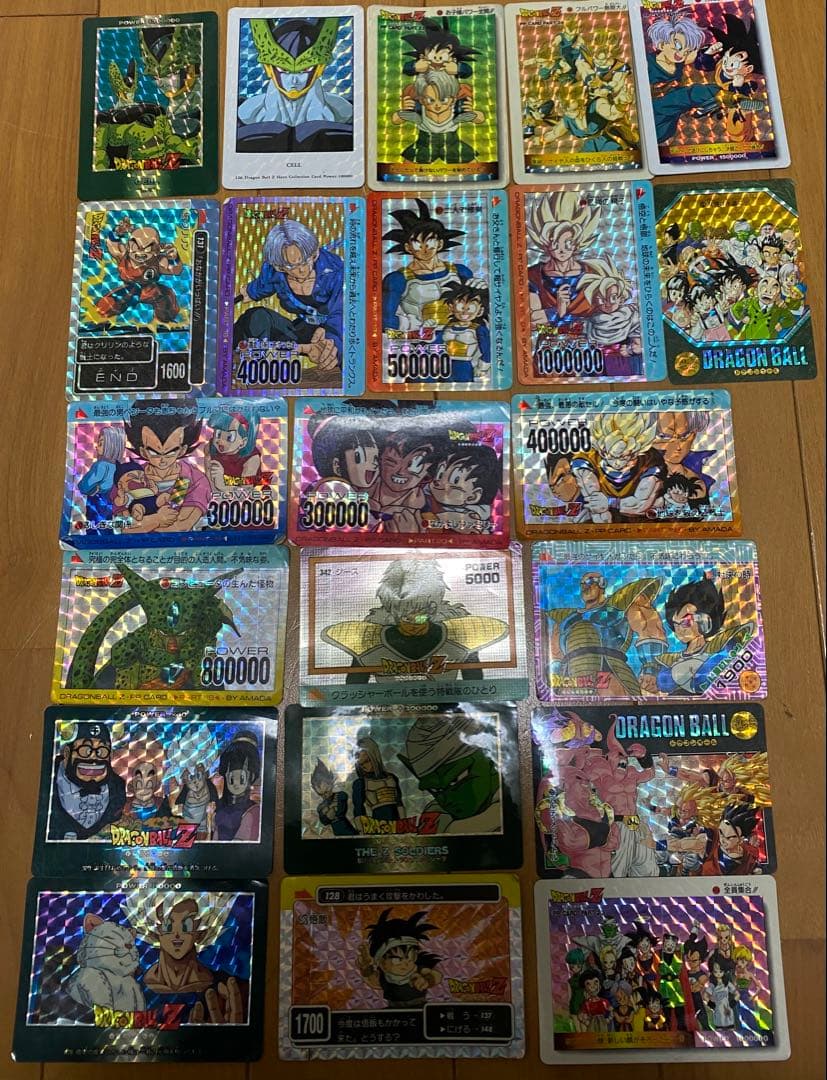 ドラゴンボールカードダス PPカード バーコードウォーズ 合計111枚当時物
