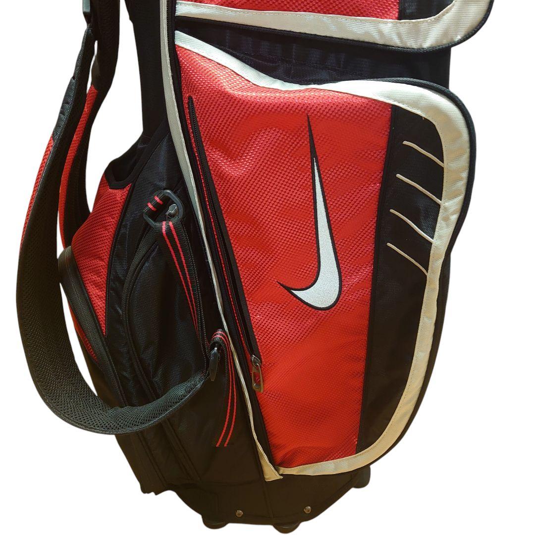 【美品/希少】NIKE ナイキ キャディバッグ スタンド式 フード付