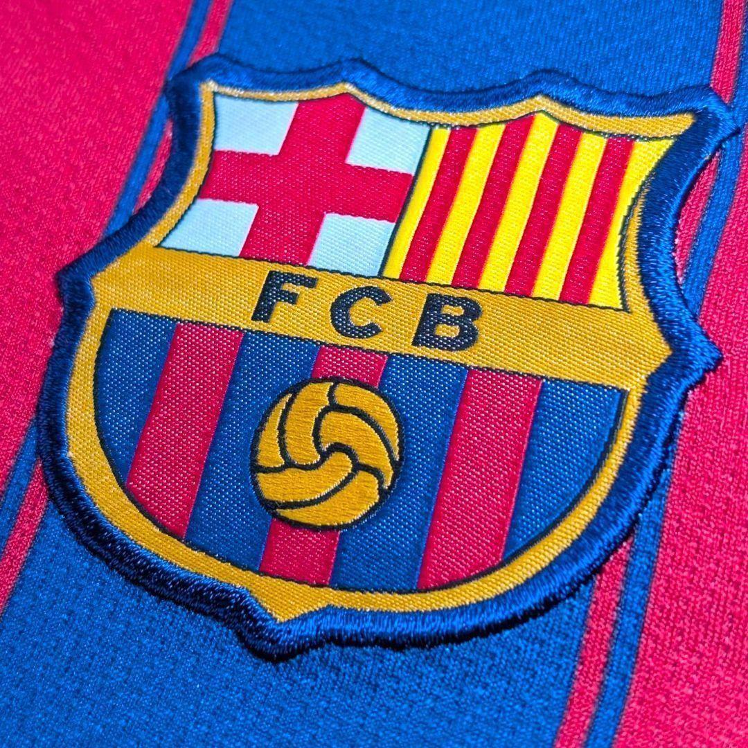 古着 サッカー ゲームシャツ バルセロナ イニエスタ ナイキ Lサイズ相当