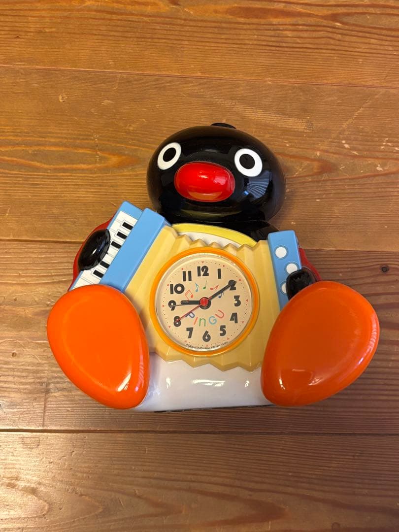 美品・可動品　PINGUピングー目覚まし時計