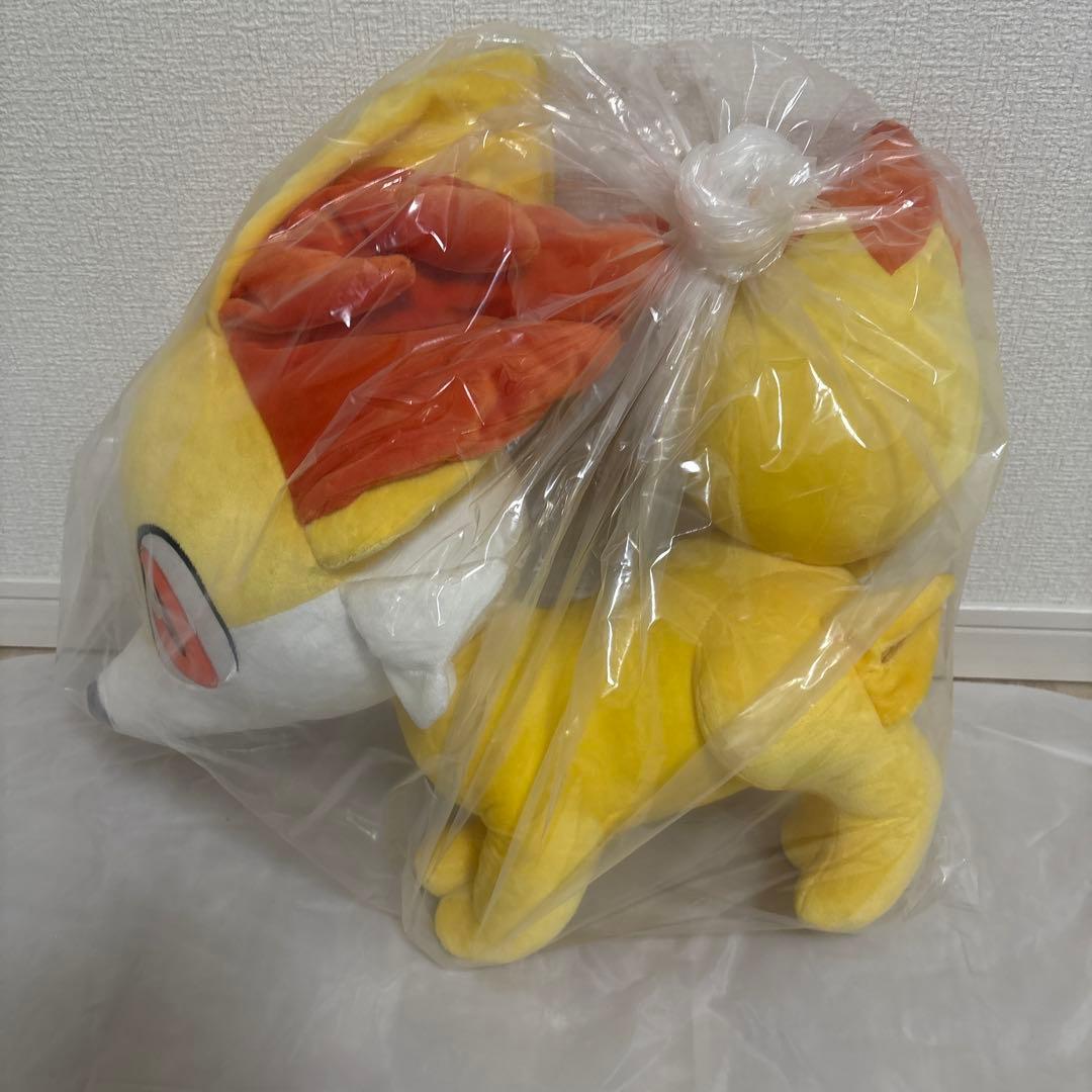 ポケモンセンター限定カロス御三家　等身大ぬいぐるみフォッコ、ケロマツ、ハリマロン