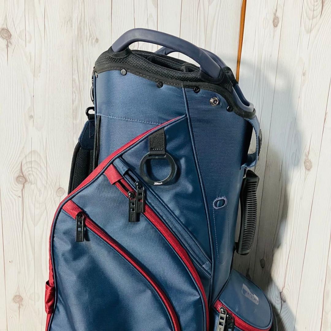極美品 Titleist CART14 ネイビー 星条旗 キャディバッグ USA